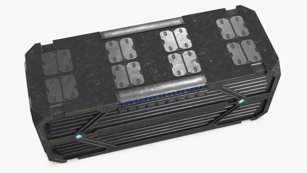 3D Sci-fi Container set of 3 v2