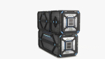 3D Sci-fi Container set of 3 v2