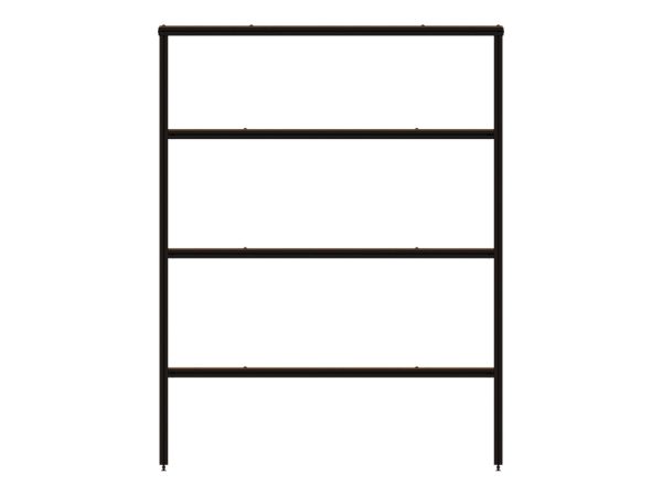 4-Tier Aluminum Storage Shelving Unit