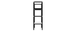 4-Tier Aluminum Storage Shelving Unit