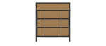 4-Tier Aluminum Storage Shelving Unit