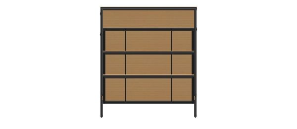 4-Tier Aluminum Storage Shelving Unit