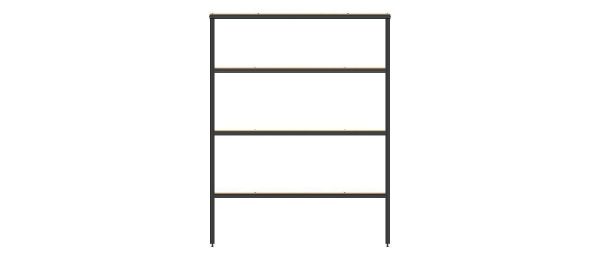 4-Tier Aluminum Storage Shelving Unit