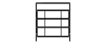 4-Tier Aluminum Storage Shelving Unit