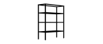 4-Tier Aluminum Storage Shelving Unit