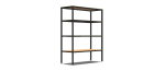 4-Tier Aluminum Storage Shelving Unit