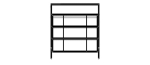 4-Tier Aluminum Storage Shelving Unit