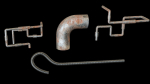 4 types of 3d modeling realistic old rusty pipes folder