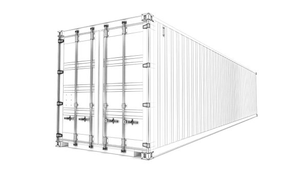 40 feet COSCO standard shipping container