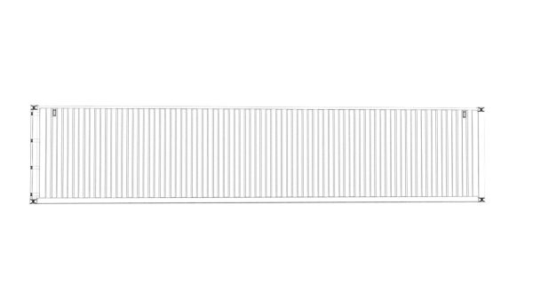 40 feet COSCO standard shipping container