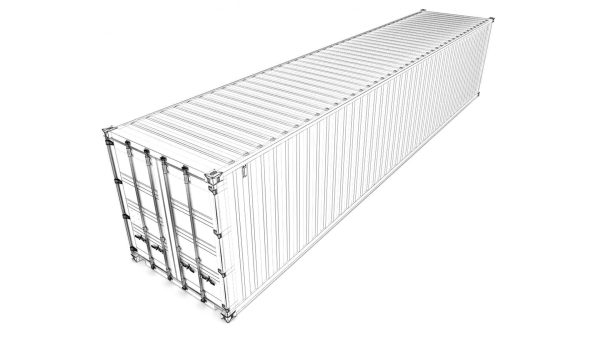 40 feet COSCO standard shipping container