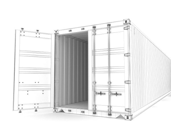 40 feet MSC standard shipping container