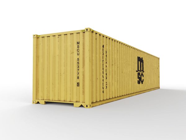 40 feet MSC standard shipping container