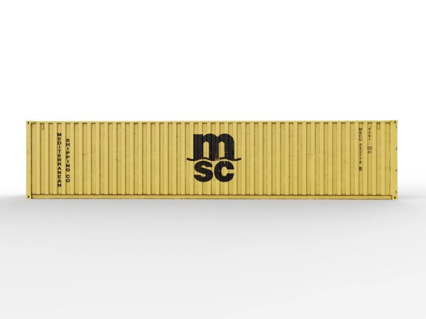 40 feet MSC standard shipping container
