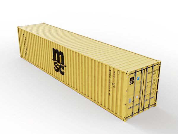 40 feet MSC standard shipping container