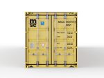 40 feet MSC standard shipping container