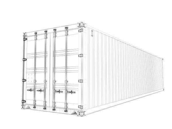 40 feet MSC standard shipping container