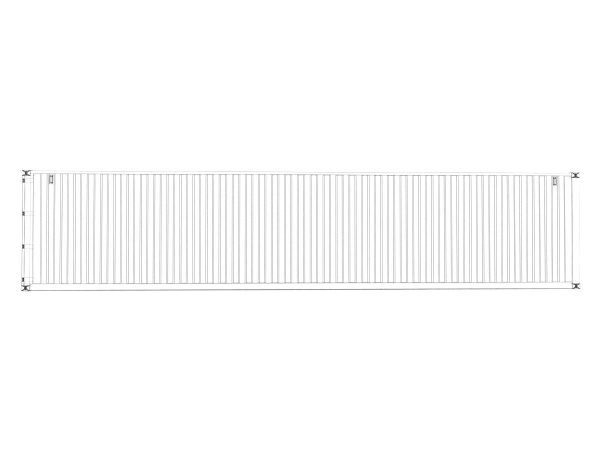 40 feet MSC standard shipping container