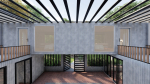 40 ft Five Container Two Story House 3D Model 3ds Max