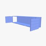 40ft Shipping Container Side Open High Cube