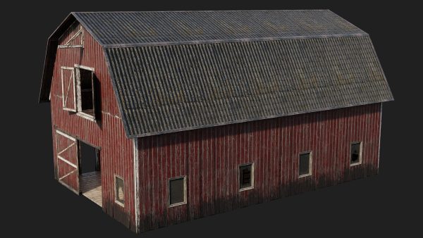 41-42-43-44 - Farm Buildings 4K PBR GameReady