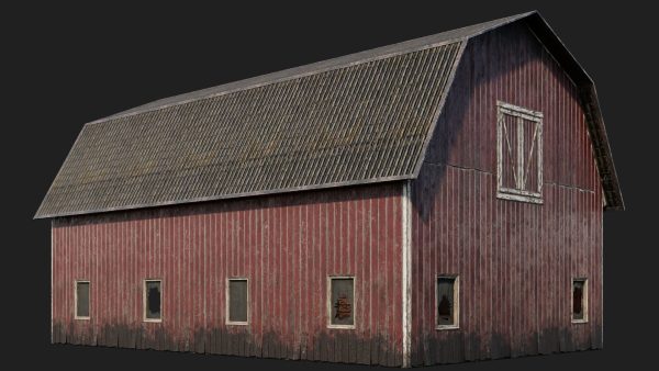 41-42-43-44 - Farm Buildings 4K PBR GameReady