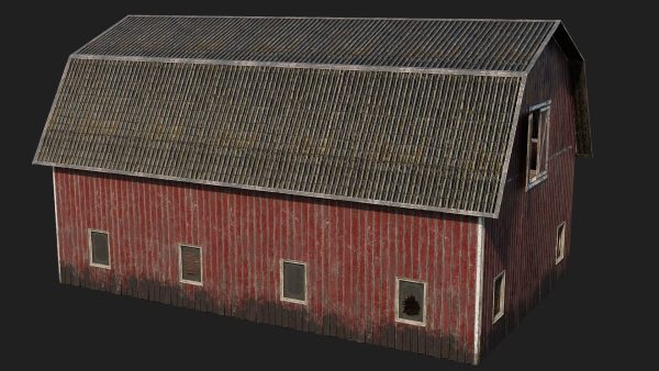 41-42-43-44 - Farm Buildings 4K PBR GameReady