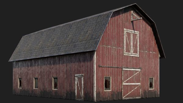 41-42-43-44 - Farm Buildings 4K PBR GameReady