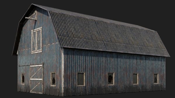 41-42-43-44 - Farm Buildings 4K PBR GameReady