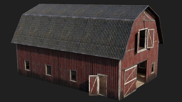 41-42-43-44 - Farm Buildings 4K PBR GameReady