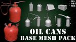50 Oil Cans Base Mesh Pack