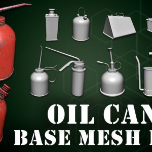 50 Oil Cans Base Mesh Pack