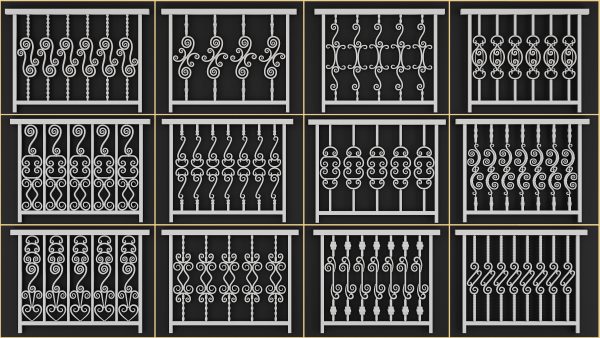 50 Wrought Iron Pieces and 59 Patterns