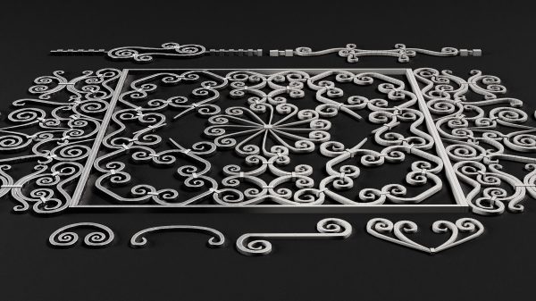 50 Wrought Iron Pieces and 59 Patterns
