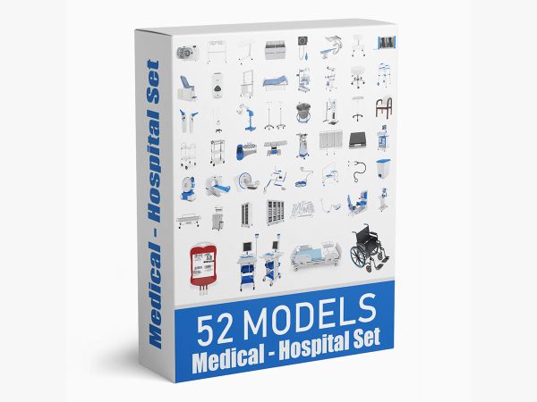 52 Models Medical Hospital Collection