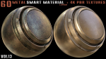 60 Metal Smart Materials and 4k PBR Textures - Vol 13