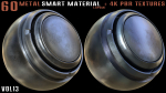 60 Metal Smart Materials and 4k PBR Textures - Vol 13