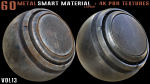 60 Metal Smart Materials and 4k PBR Textures - Vol 13