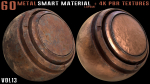 60 Metal Smart Materials and 4k PBR Textures - Vol 13