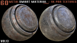 60 Metal Smart Materials and 4k PBR Textures - Vol 13