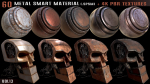 60 Metal Smart Materials and 4k PBR Textures - Vol 13