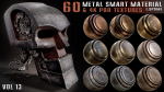 60 Metal Smart Materials and 4k PBR Textures - Vol 13
