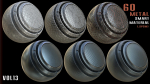 60 Metal Smart Materials and 4k PBR Textures - Vol 13