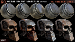 60 Metal Smart Materials and 4k PBR Textures - Vol 13