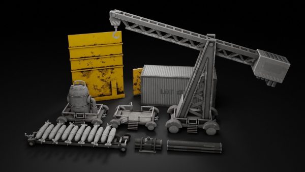 7 IN 1 Storage Built 3D Model