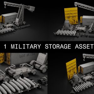 7 IN 1 Storage Built 3D Model