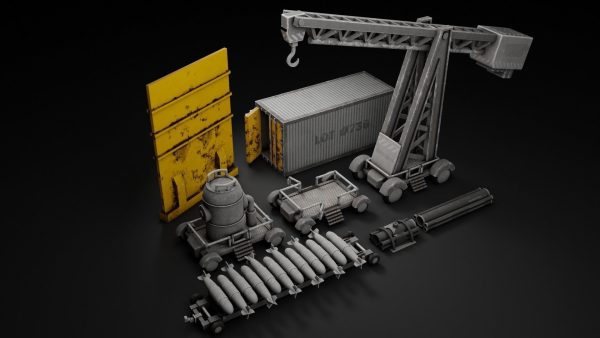 7 IN 1 Storage Built 3D Model