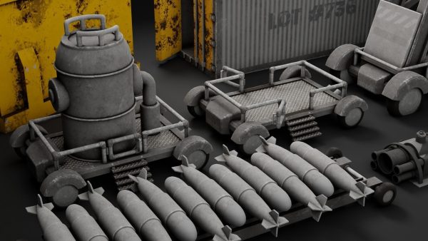 7 IN 1 Storage Built 3D Model