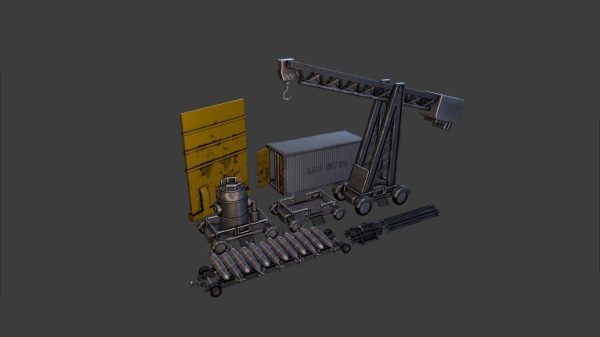 7 IN 1 Storage Built 3D Model
