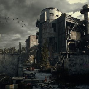 Abandoned Industrial Factory Environment